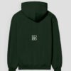 SBLEN bottle green bike hoodie back view