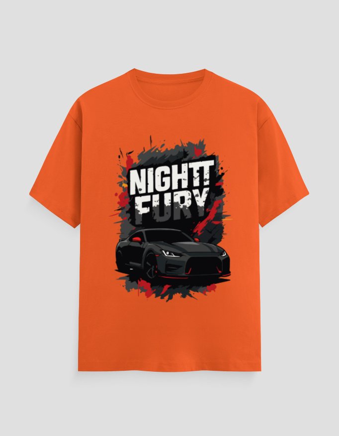Car Orange Crew T-Shirt